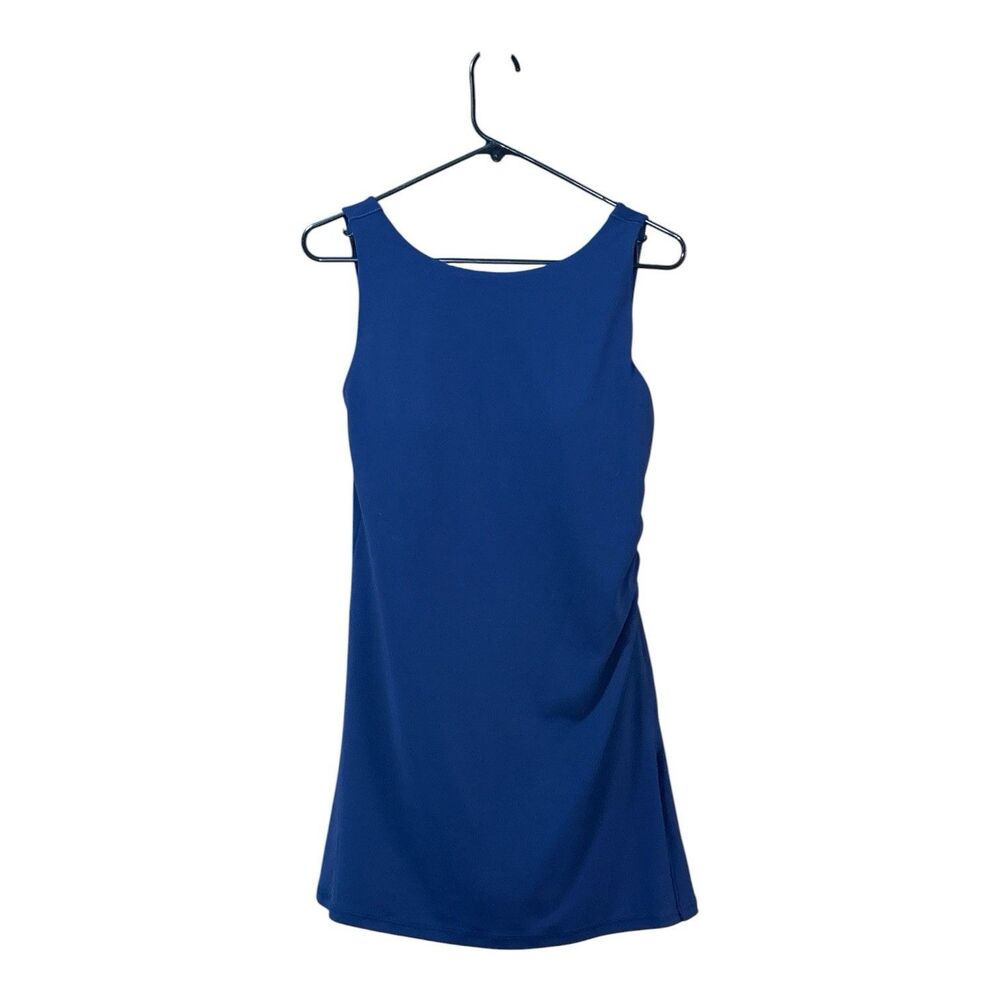OFFLINE By Aerie Women's Real Me Xtra High Neck Dress Blue Size Medium Athletic